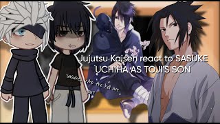 Jujutsu Kaisen React To Sasuke Uchiha As Tojis Son Gacha Reaction