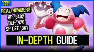Pokemon Unite Mr. Mime In Depth Guide. Stats, Items, & Skill Tricks Complete Mr Mime Ysis.