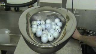 Flushing 40 Golf Balls Flushing 40 Golf Balls