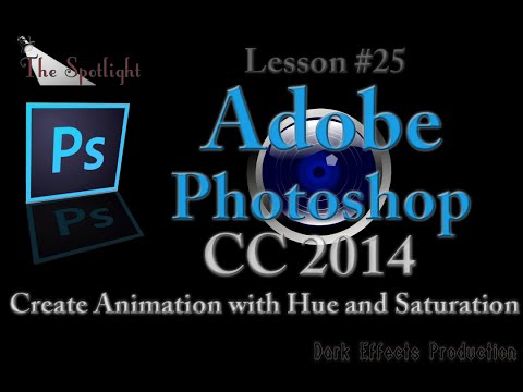 Adobe Photoshop Lesson 25 - Create Animation with Hue and Saturation