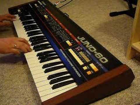 Roland Juno-60 Analog Synthesizer (first RS vid ever)