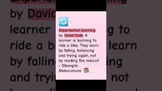 Experiential Learning-David Kolb