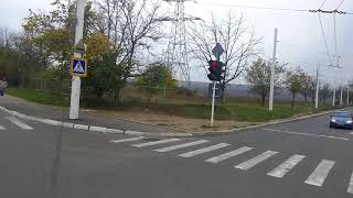 Видео Бендеры от улицы Железнодорожная 13 Школа до Цетра улица Лазо от Вася Вино, Железнодорожная улица, Бендеры, Молдавия