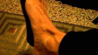 Black Ballet Flats Dangling And Heelpopping