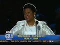Michael Jackson Memorial Service - Rep. Sheila Jackson-Lee