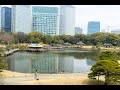 [4K HDR] TOKYO JAPAN WALK at Shiodome and Hamarikyu Gardens
