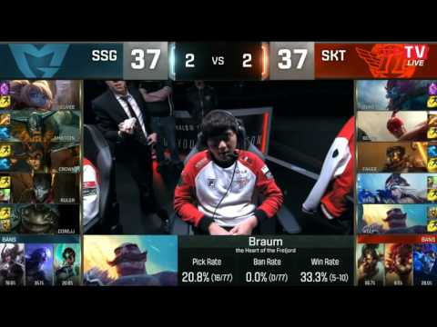 Những trận đấu đi vào lich sử LMHT- 30 10 2016 SSG vs SKT Chung Kết CKTG 2016 Ván 5