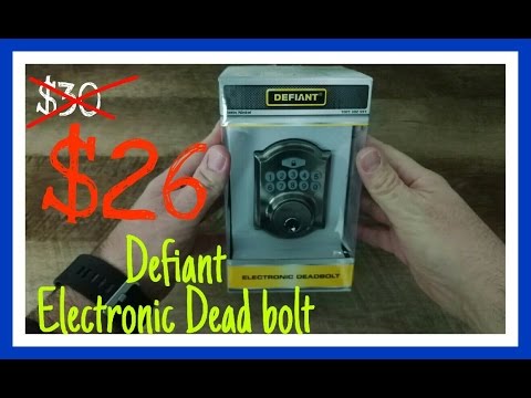Amazon electronic deadbolt