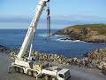 Obras no porto de Puerto de Vega