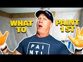 Interior Painting Tips.  What To Paint First When Painting a Room.  DIY walls ceilings or trim?