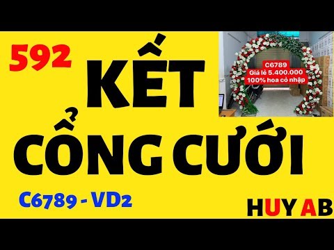 Cổng cưới đẹp cổng hoa đẹp mẫu C6789 VD02 tự làm