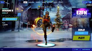 Renegade Raider Dancing In Lobby For Tiktoks New Christmas Back Ground Part 1