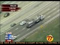 Dallas High Speed Car Chase Video - June 29 2009 - Dallas Car Chase End in Crash