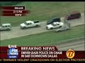 Dallas High Speed Car Chase Video - June 29 2009 - Dallas Car Chase End in Crash
