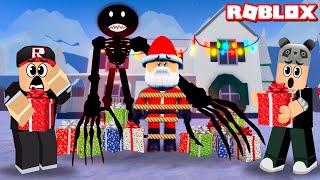 Noel Babayı Kurtar ve Canavarı Yen!! - Panda ile Roblox Christmas [STORY]