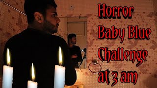 India's First Real Haunted Baby Blue Challenge Played By Exploring India| Playing Horror Game at 3am