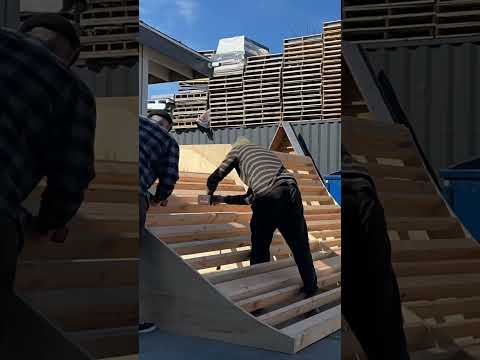 No one loves building ramps more than us ‼️🙌🏽 #skateboarding #miniramp #skateclipsdaily