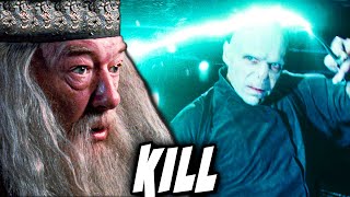 Why Couldn't Voldemort KILL Dumbledore in the Ministry Atrium (Book VS Film) Har