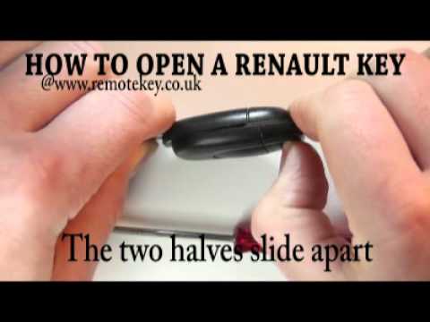 0 Renault Car Keys   How To Open A Renault Key Fob