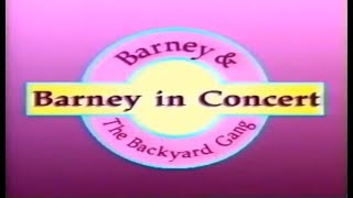 Barney & The Backyard Gang Barney In Concert Custom Theme Barney & Friends Version