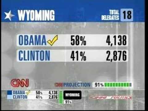 Barack Obama wins the Wyoming Caucus