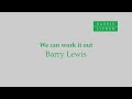 Barry Lewis: We can work it out