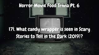 Horror Movie Food Trivia 181