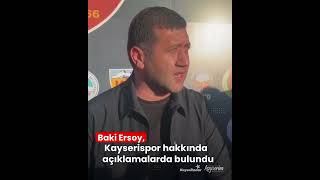 Mhp Kayseri Milletvekili Baki Ersoy, Kayserispor Hakkında Açıklamalarda Bulundu