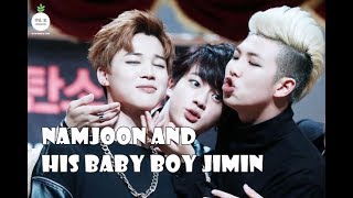 Namjoon and his baby boy Jimin