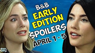 Bold and the Beautiful Early Spoilers April 1-5: Hope Implodes & Steffy's Smug! 