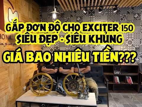 Gắp Đơn Khủng độ cho Exciter 150 - Quân Béo Motor Review Gắp Đơn Bosado của X1R. GIÁ BAO NHIÊU???