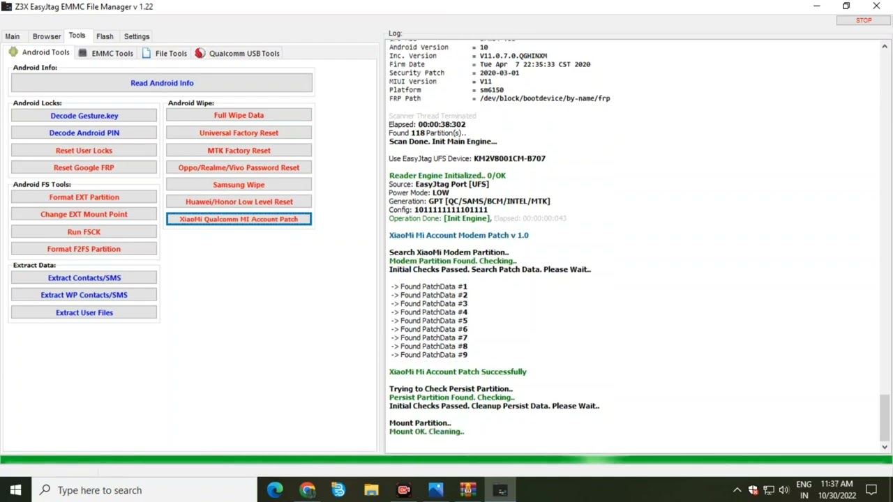POCO X2.X3 MI ACCOUNT REMOVE EASY JTAG PLUS POCO X2.X3 MI ACCOUNT REMOVE EASY JTAG PLUS