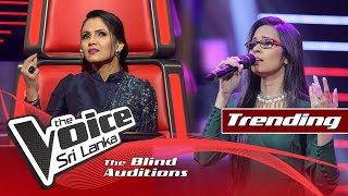 Yonali Thishakya - Sinaha Ko  Blind Auditions  | The Voice Sri Lanka