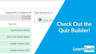Quiz Builder and Reusable Questions!