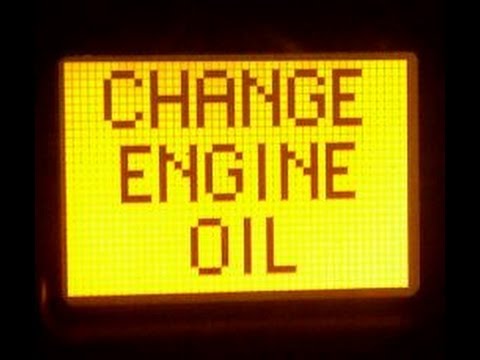 How to reset oil change warning light 1999 - 2006 Chevy 