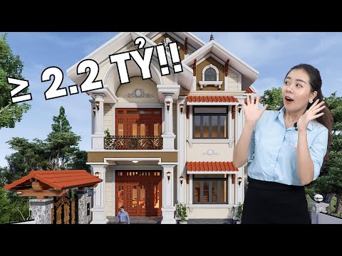 Mẫu Biệt Thự 2 Tầng Tân Cổ Điển Đẹp Năm 2020 Tại Gia Bình Bắc Ninh