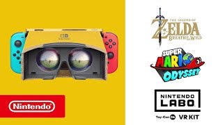 Super Mario Odyssey & The Legend Of Zelda Breath Of The Wild Vr, Nintendo Labo Style