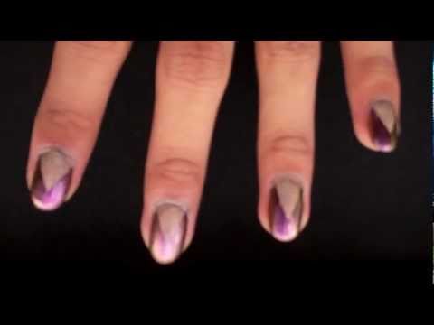 Simple Triangle Nail Detailing. Simple Triangle Nail Detailing