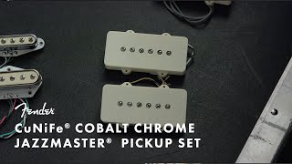 CuNiFe Cobalt Chrome Jazzmaster Pickup Set | Fender