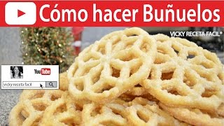 CÓMO HACER BUÑUELOS | Vicky Receta Facil