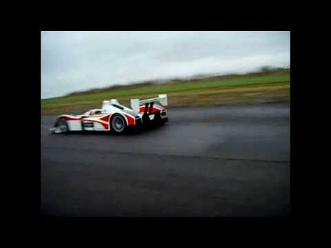 MG Lola LMP2 first shakedown of the new Judd V8 engine