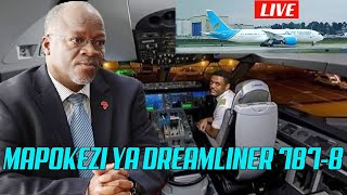 Mapokezi Ya Ndege Mpya Boing Dreamliner 787-8