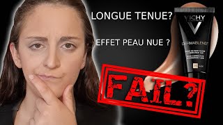 Fond De Teint Vichy Crash Test Haute Couvrance Et Effet Naturel?