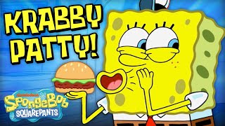 EVERY Time Someone Says 'Krabby Patty' 🍔 | SpongeBob