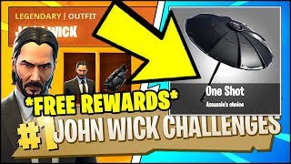 *NEW* JOHN WICK ITEM SHOP *RIGHT NOW* & FREE UMBRELLA REWARD (Fortnite Wick's Bounty)