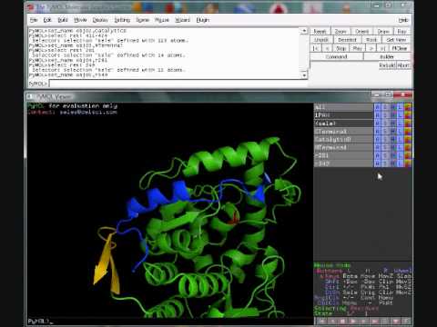 pymol tutorial pymol tutorial