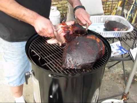 Smoking Pork Shoulder Picnic & Beef Ribs
