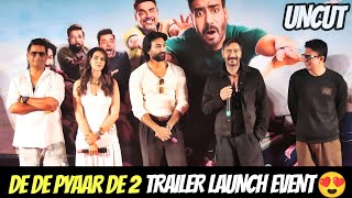 Uncut De De Pyaar De 2 Official Trailer Launch Event Ajay Devgn R Madhavan Rakul Preet