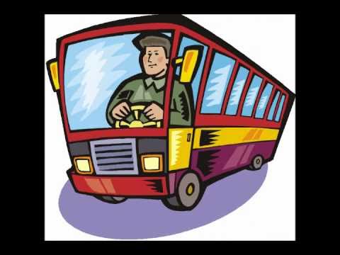 Hjulene på bussen. Norsk, med tekst