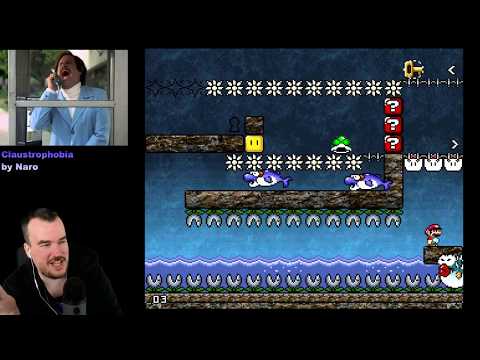 Barb plays Claustrophobia, amazing 1 screen Kaizo challenge hack: Part 1